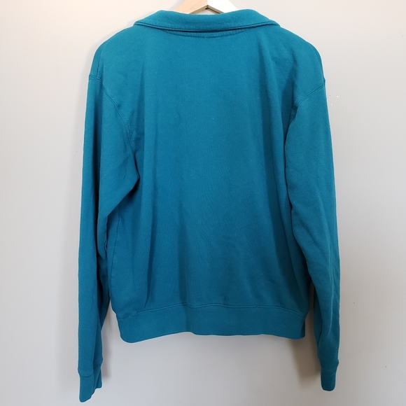 PINK Everday Lounge Blue 1/4 Zip Pullovet - Picture 3 of 7